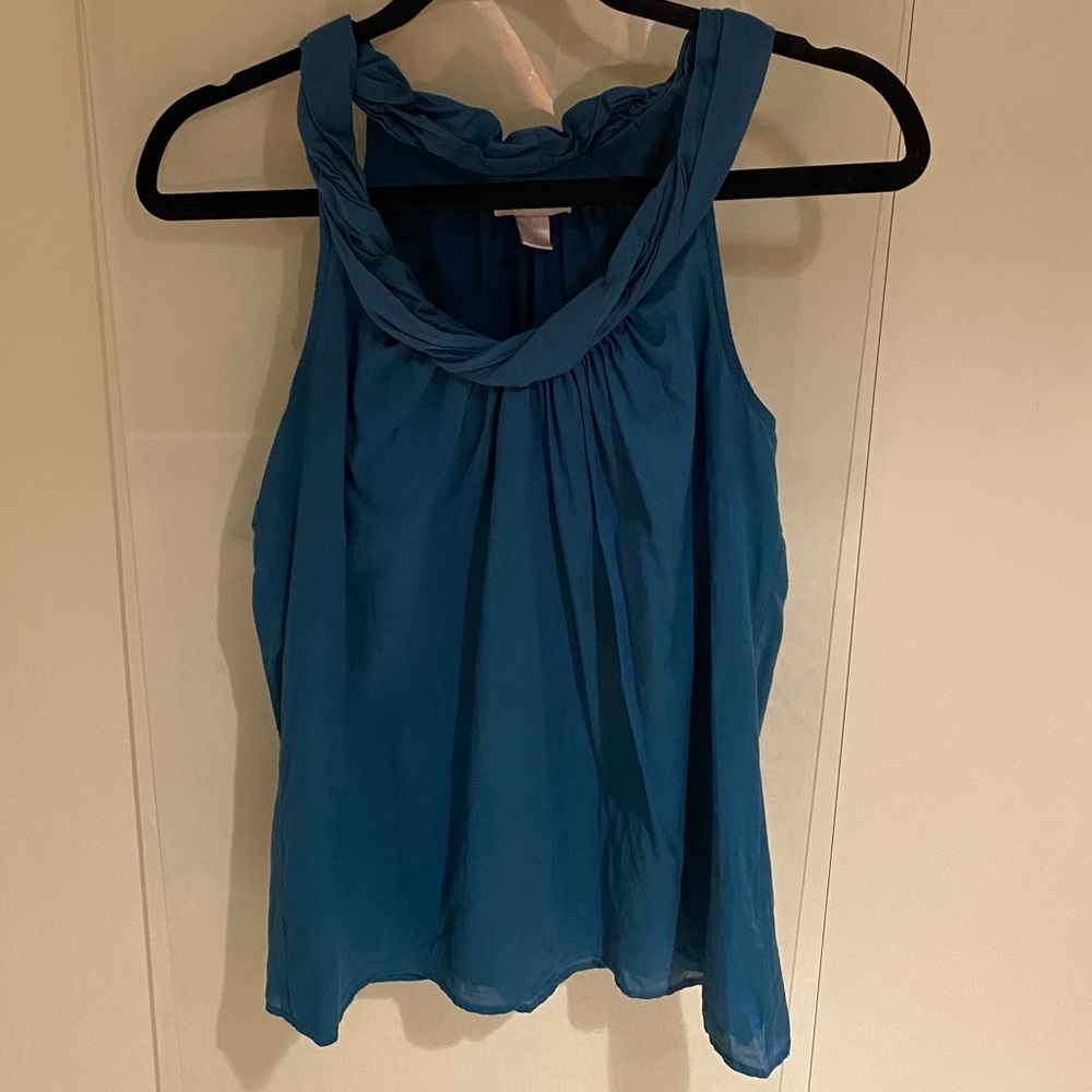Teal Ann Taylor Loft Blouse
